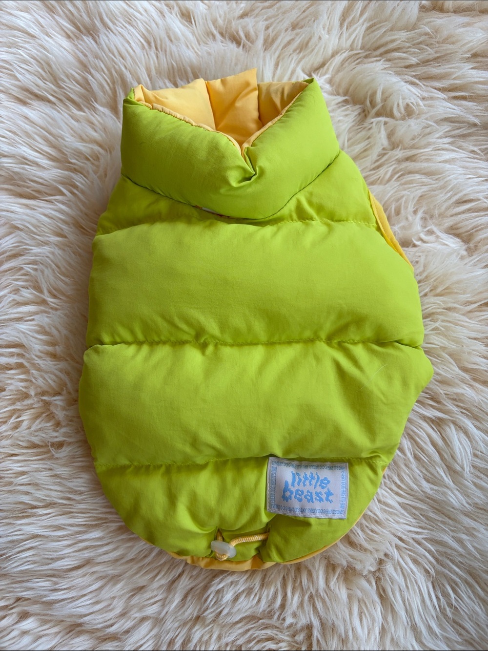 Little Beast super duper reversible parka vest